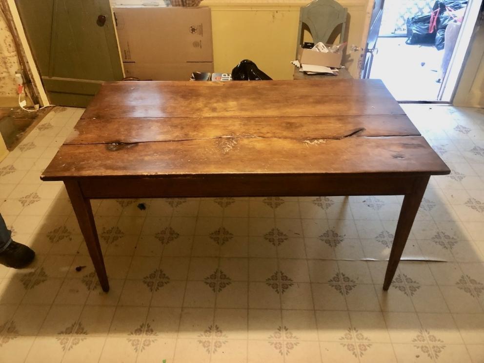 Wooden table