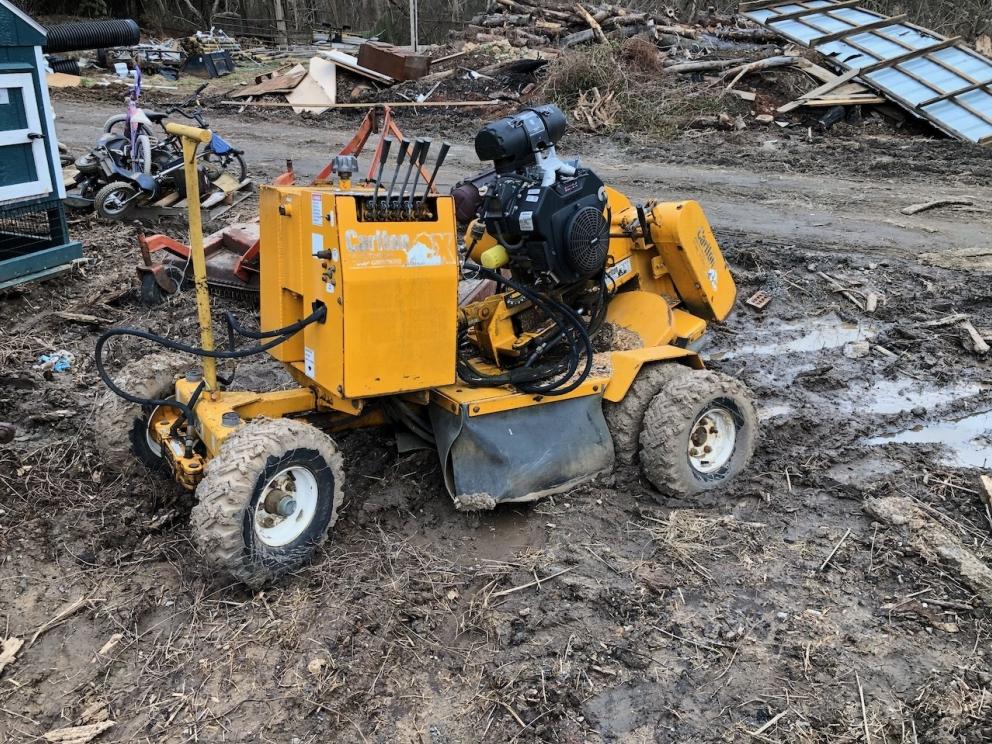 Carlton Stump Grinder With Kohler Engine, 27 HP