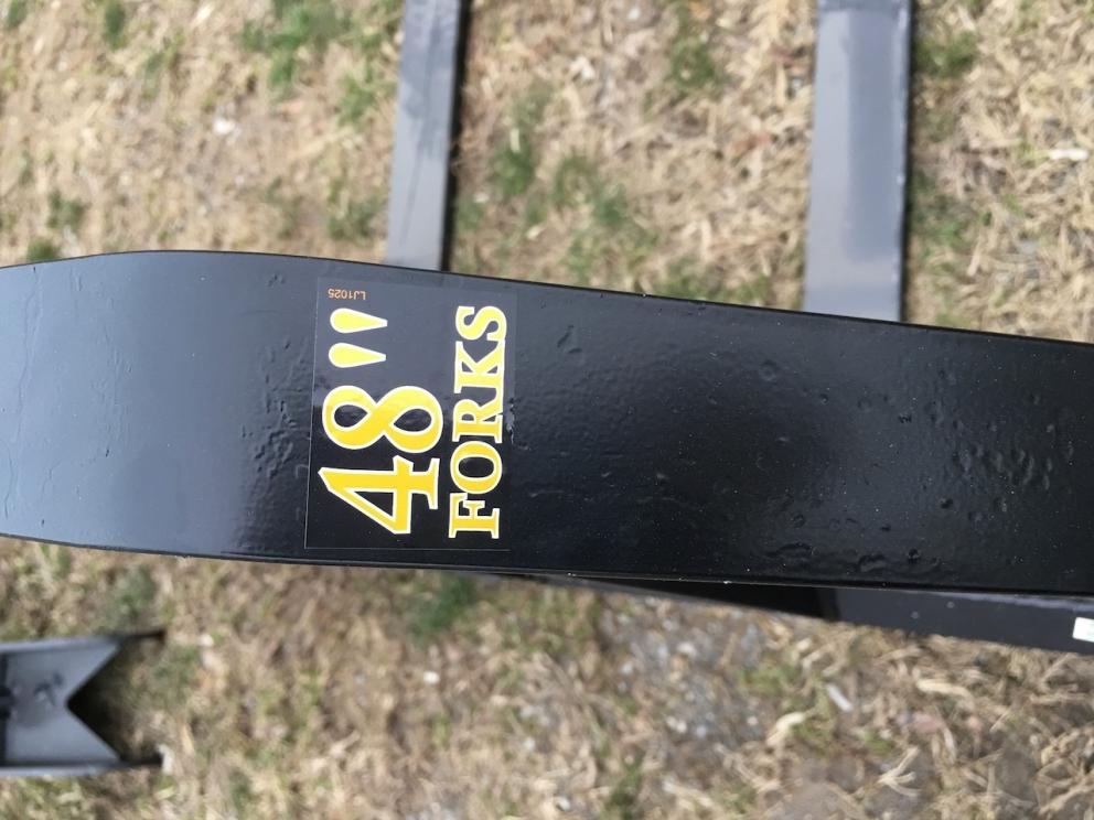 Pallet Forks, 48 in, 2800lb capacity