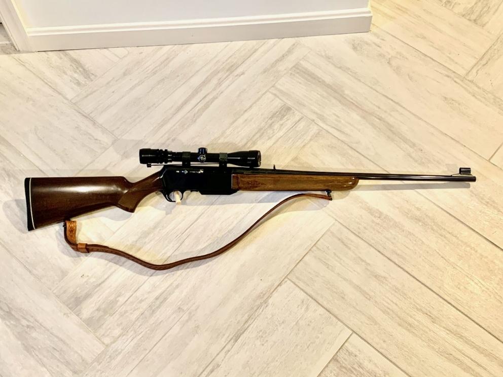 Browning .300 Win. Mag Semi Auto Rifle Sn. 40770-M75, Made in Belgium, Bushnell Scopechief IV 2.5x-8x