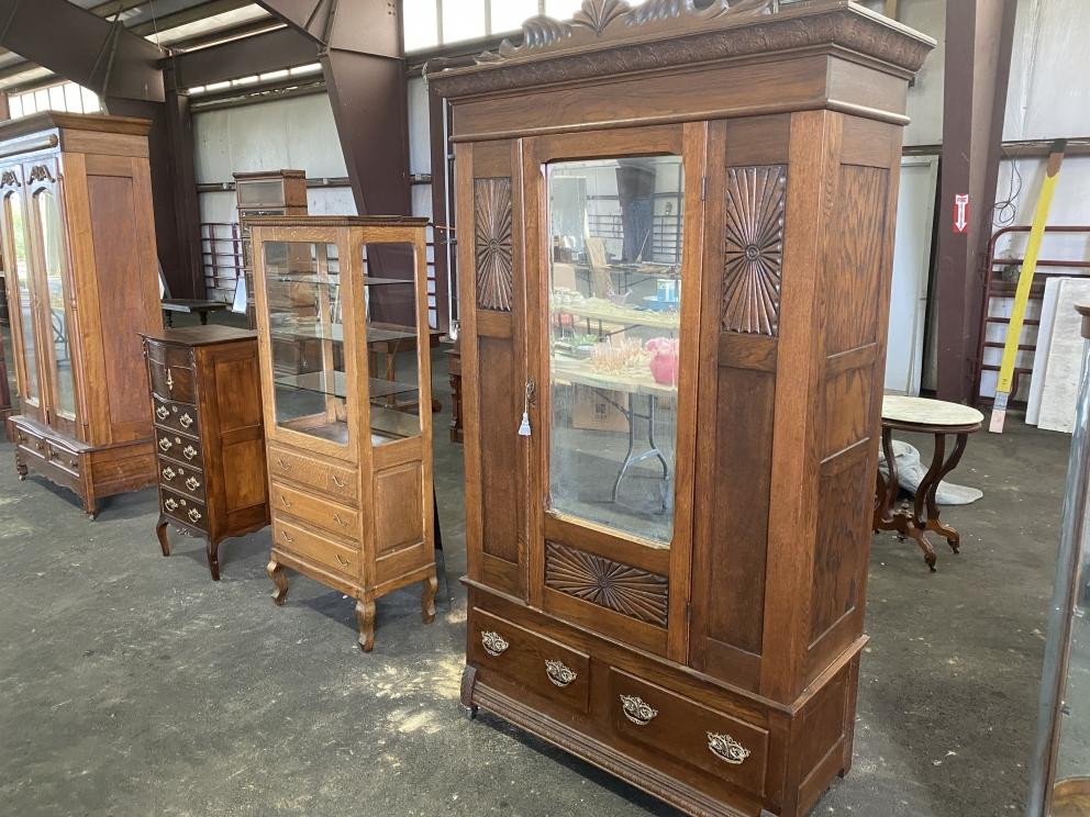 Image for VIRTUAL AUCTION - Fenton, Roseville, Weller Pottery, Oak Furniture, Antiques, Die Cast Cars & Trucks