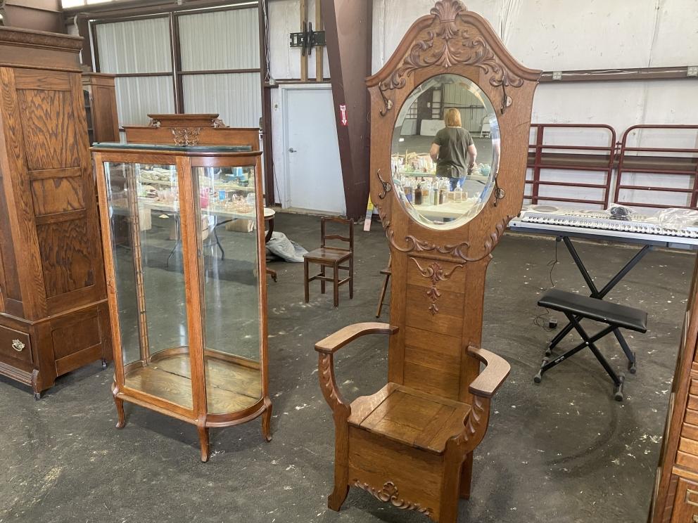 Image for VIRTUAL AUCTION - Fenton, Roseville, Weller Pottery, Oak Furniture, Antiques, Die Cast Cars & Trucks
