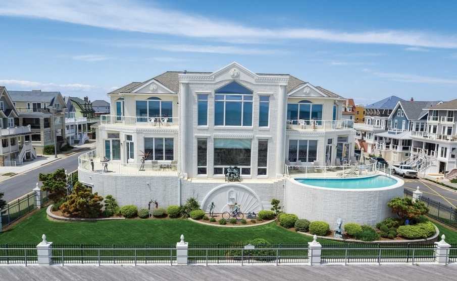 Exquisite Oceanfront Estate with Fantastic Views for Sale in Ventnor NJ