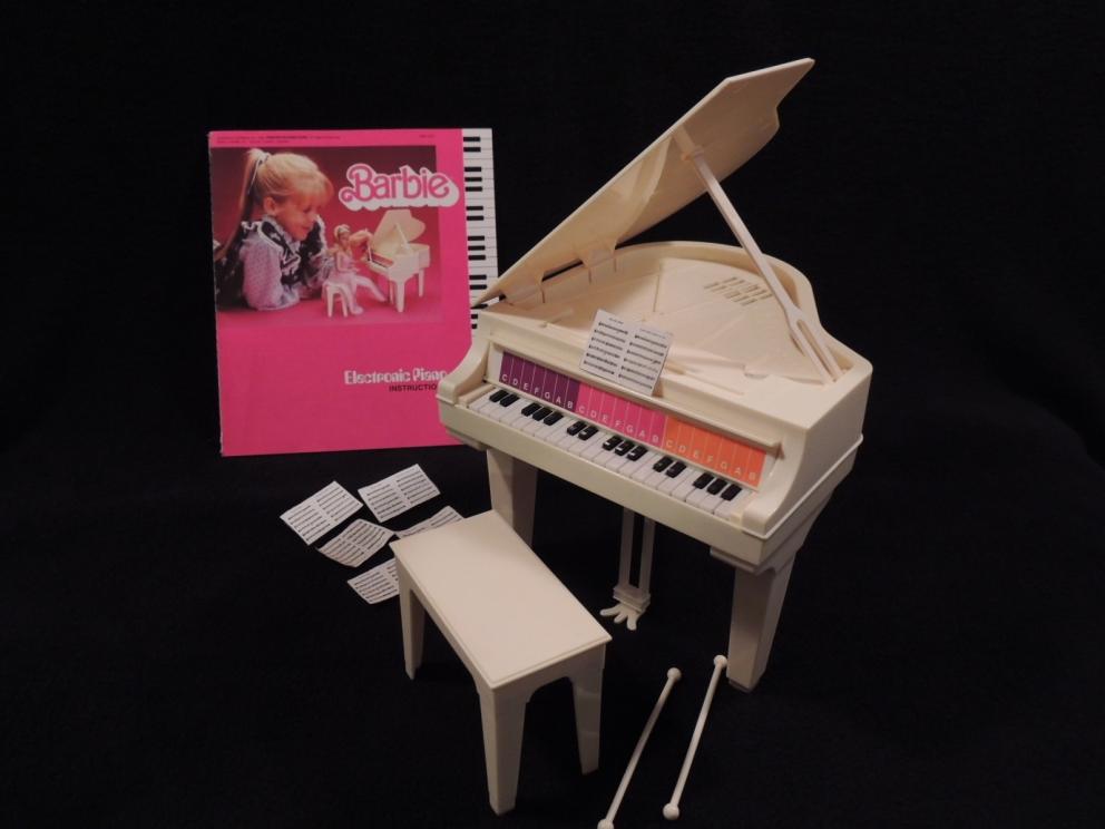 barbie piano toy